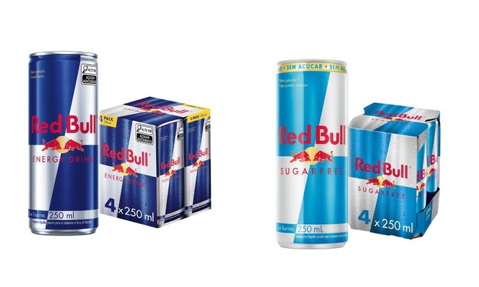 energético red bull 250ml kit 4 unidades