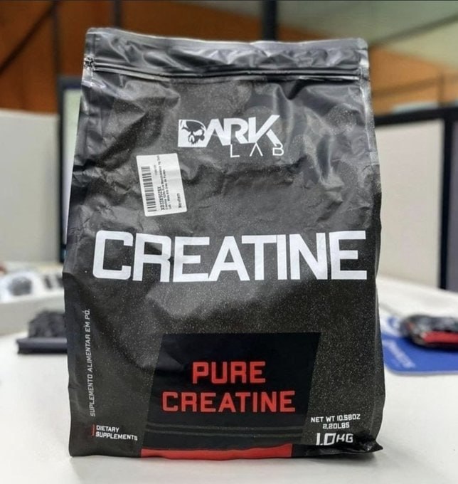 suplemento alimentar dark lab creatina monohidratada refil 1kg 100% pura