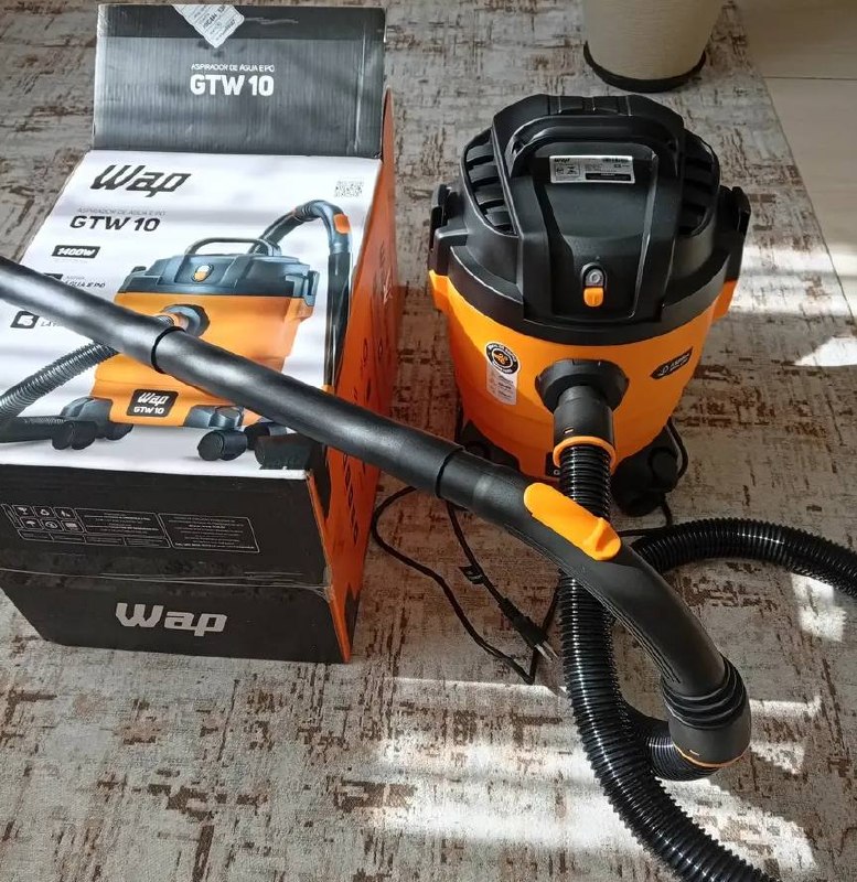 aspirador de pó e água wap gtw 10 1400w