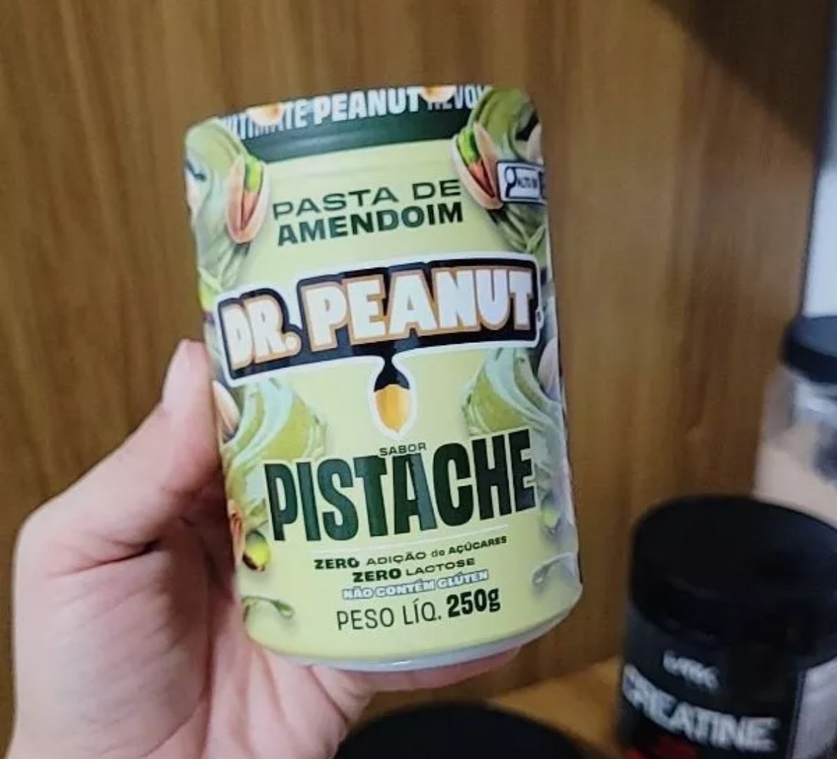 alimentos dr peanut pasta de amendoim pistache 250g