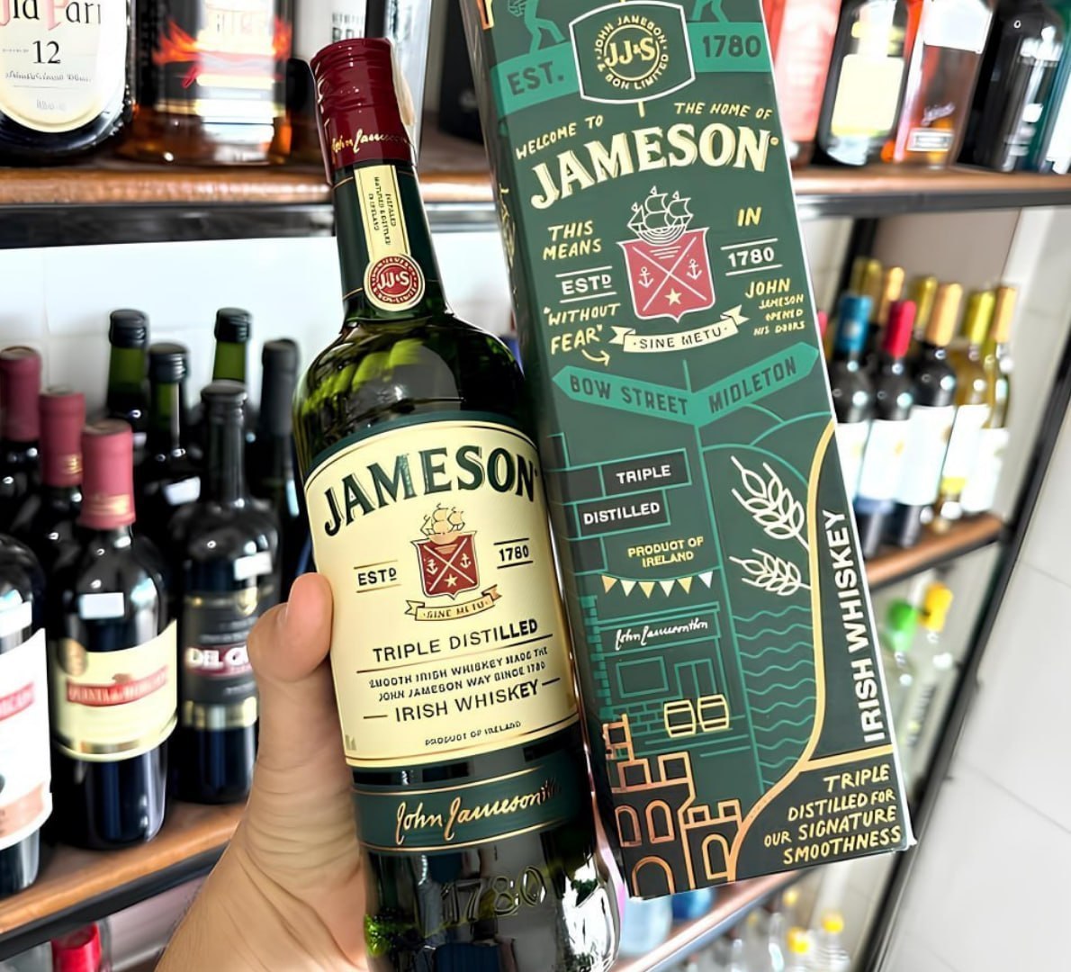 bebidas jameson whiskey irlandês 750 ml