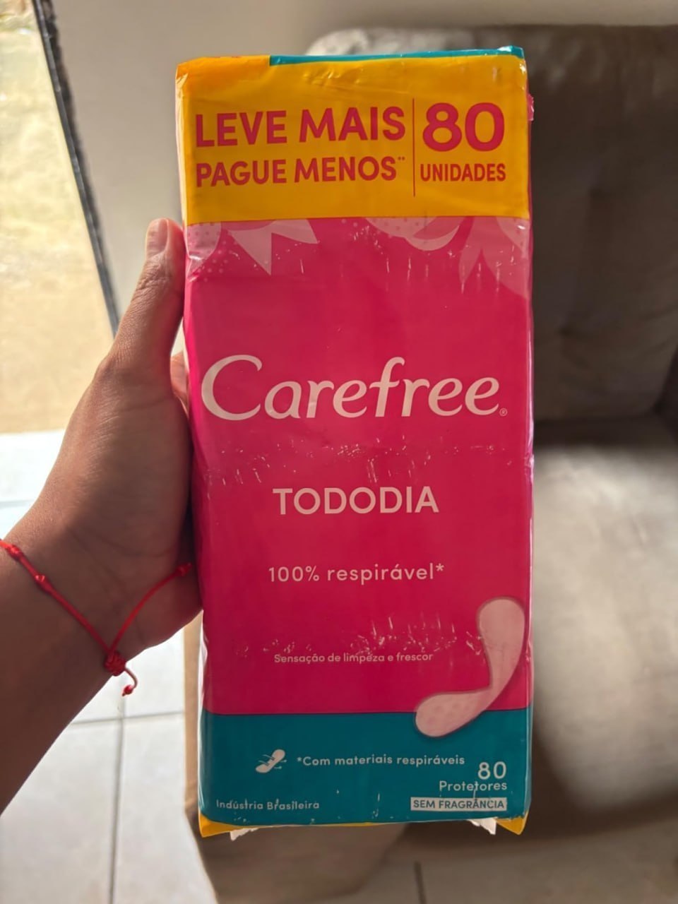 higiene pessoal carefree protetor diário s/ fragrância pack 80 un