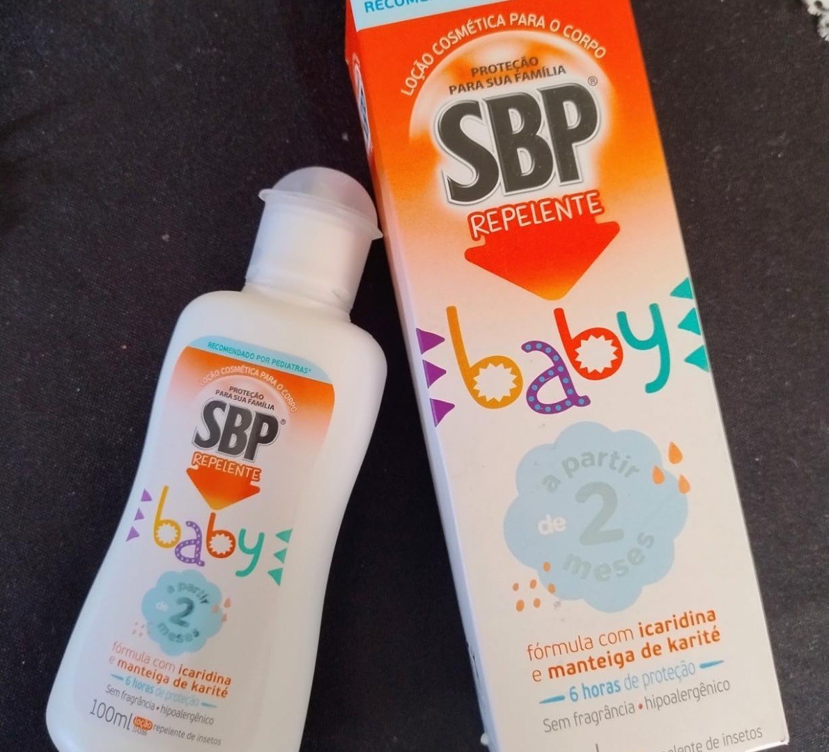 repelente bebê loção corporal icaridina 100ml