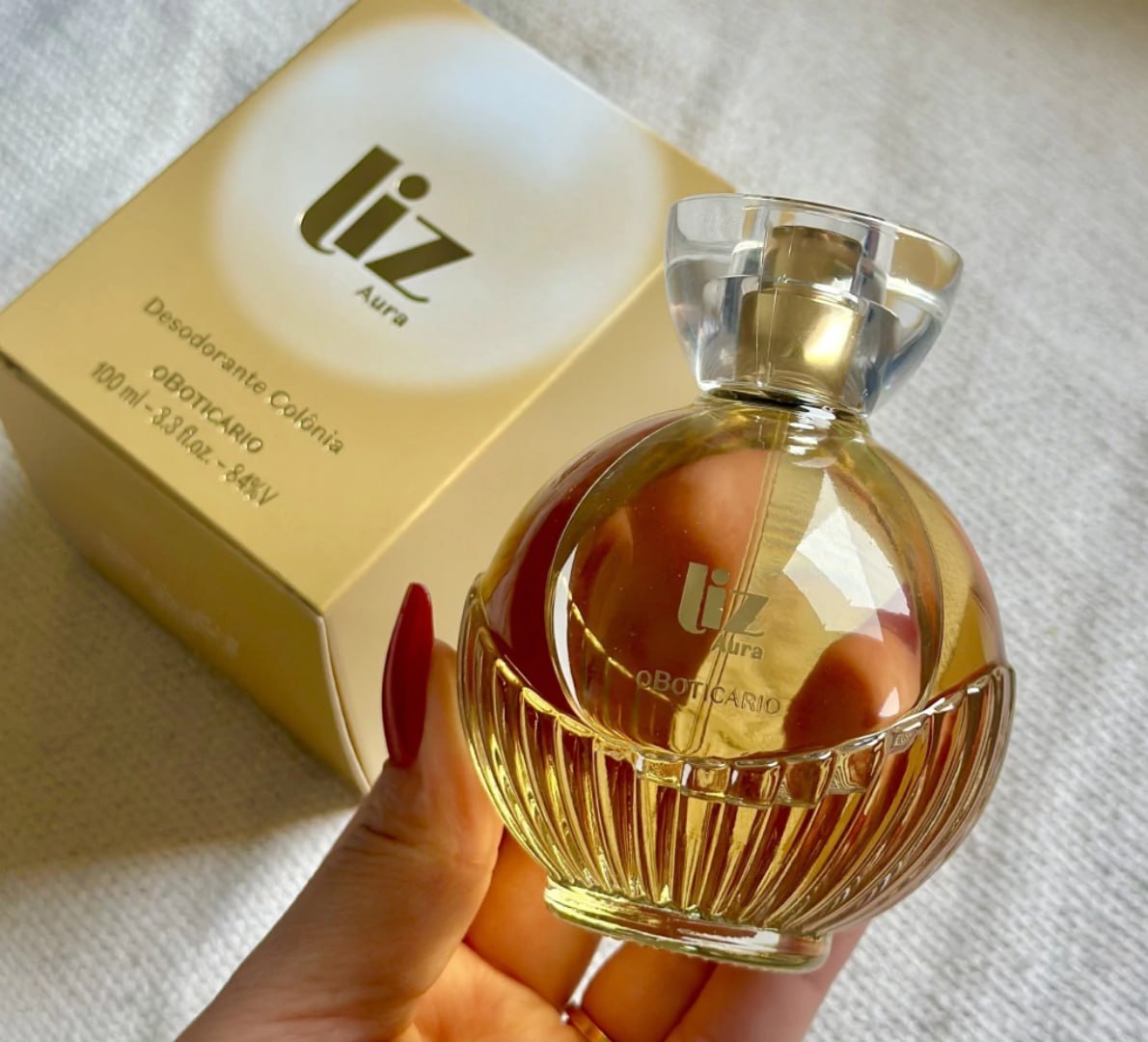 perfumes o boticário liz aura colônia 100ml