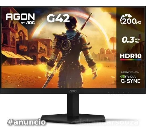 monitor gamer aoc agon g42 24 200hz 0,3ms ips 24g42he