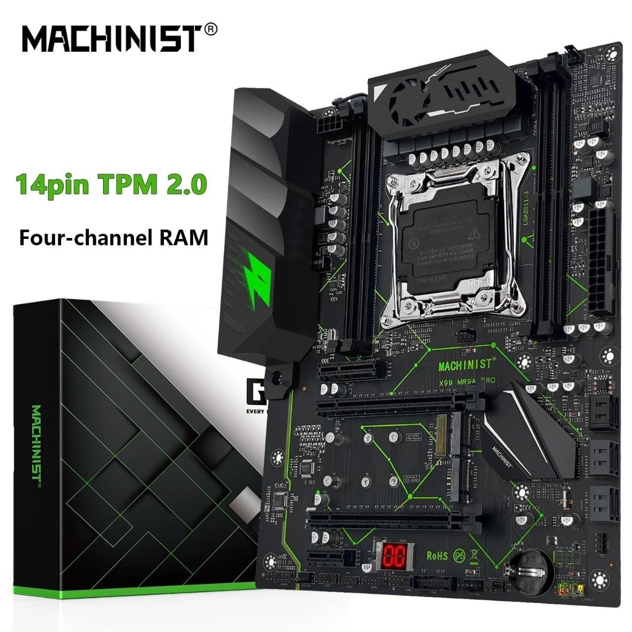 placa mãe machinist x99 mr9a pro tpm 2.0