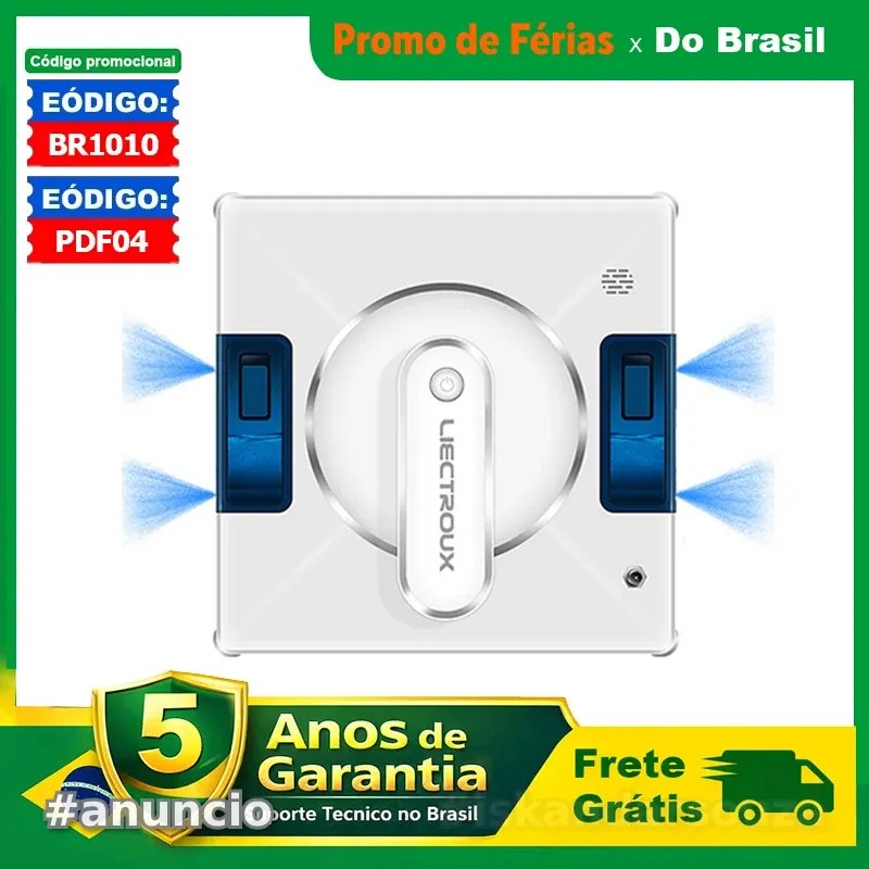 robô de limpeza de janelas liectroux yw509 spray de água em 4 direções sensor a laser