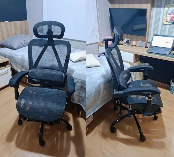 cadeira gamer premium apoio cabeça 3d lombar 2d ajustável malha respirável 140kg