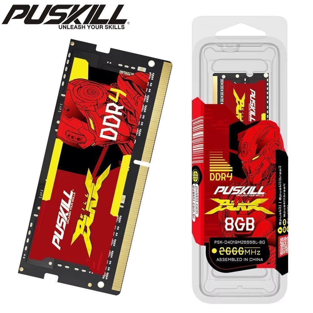 memória RAM puskill ddr4 8gb 3200mhz