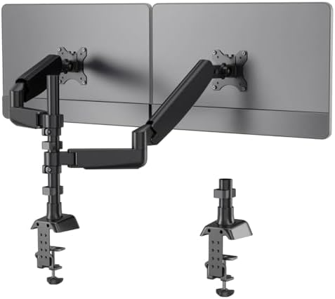 suporte para monitor articulado para monitor duplo vesa 75x75 100x100 17 a 35 polegadas