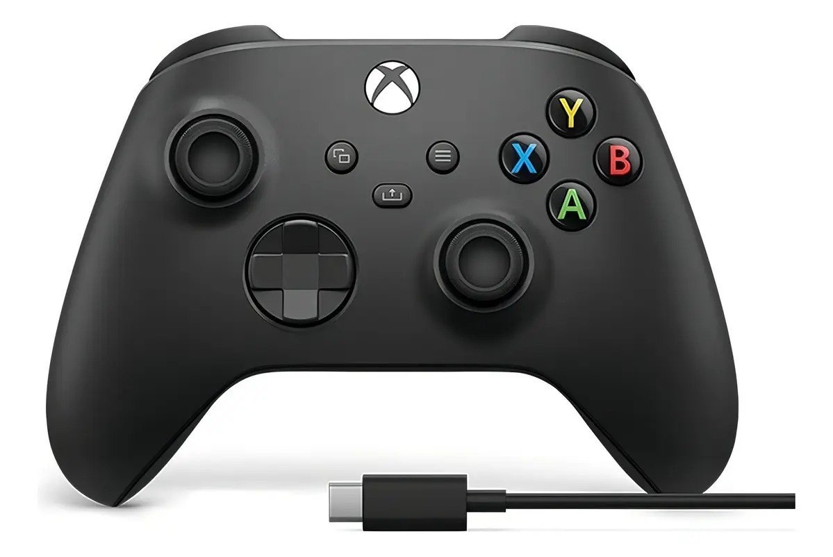 controle de videogame xbox series ep2-40651 cabo usb preto