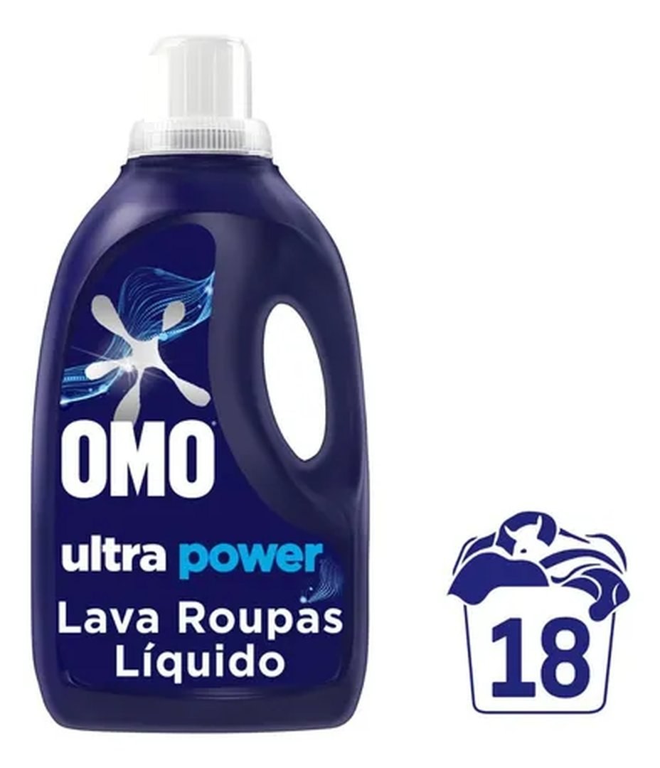 lavar roupas omo ultra power 1,8 l