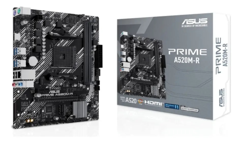 placa mãe asus prime a520m-r am4