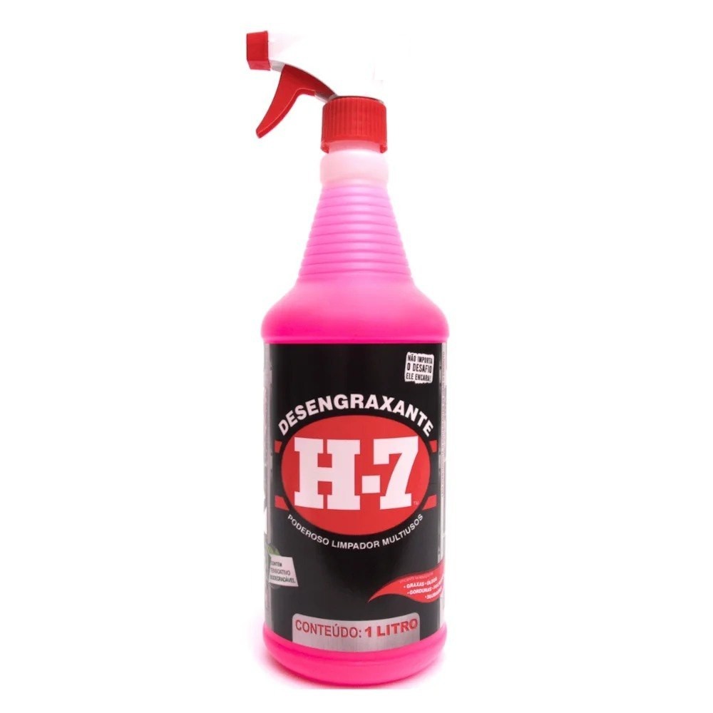 desengraxante automotivo h7 limpeza pesada spray 1l