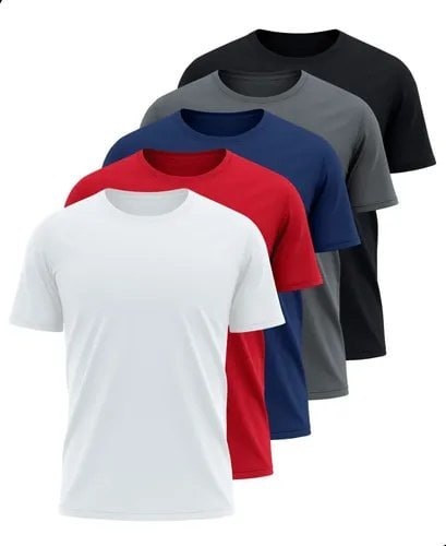 roupas camisetas masculinas dry fit kit 5 camisetas básicas