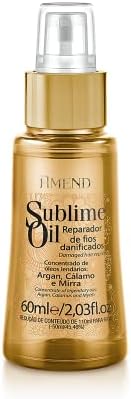 cosméticos amend reparador fios danif sublime oil 60ml