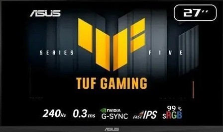 Monitor ASUS TUF Gaming 27" Full HD Fast IPS 240Hz 0.3ms