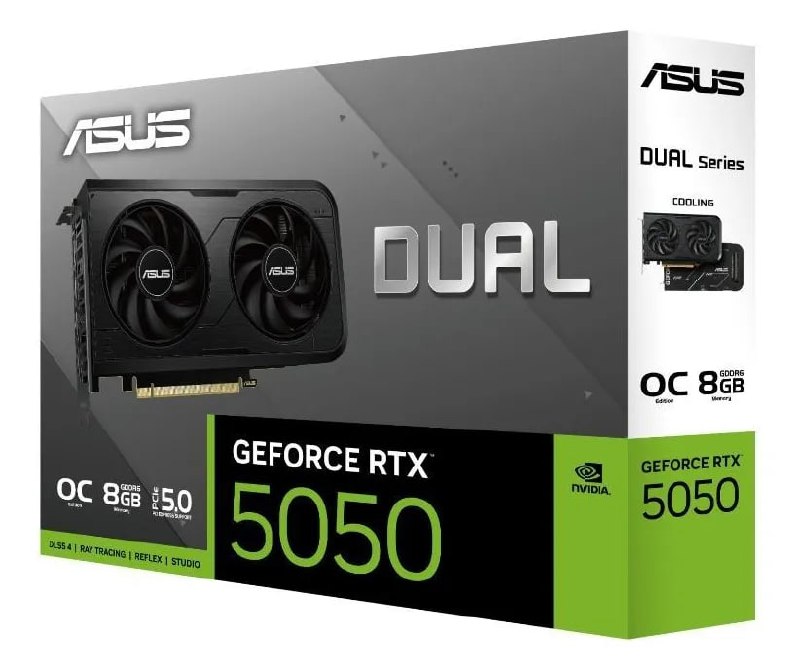 placa de vídeo asus dual rtx 5050 8gb gddr6