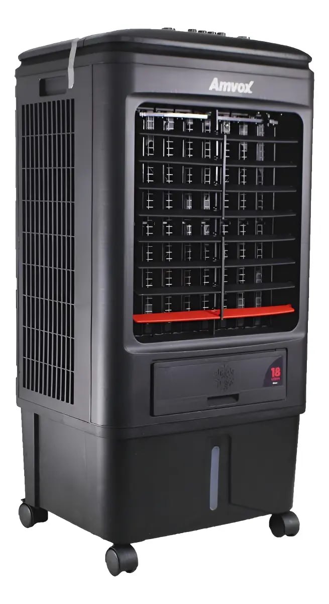 climatizadores amvox climatizador de ar 18l preto