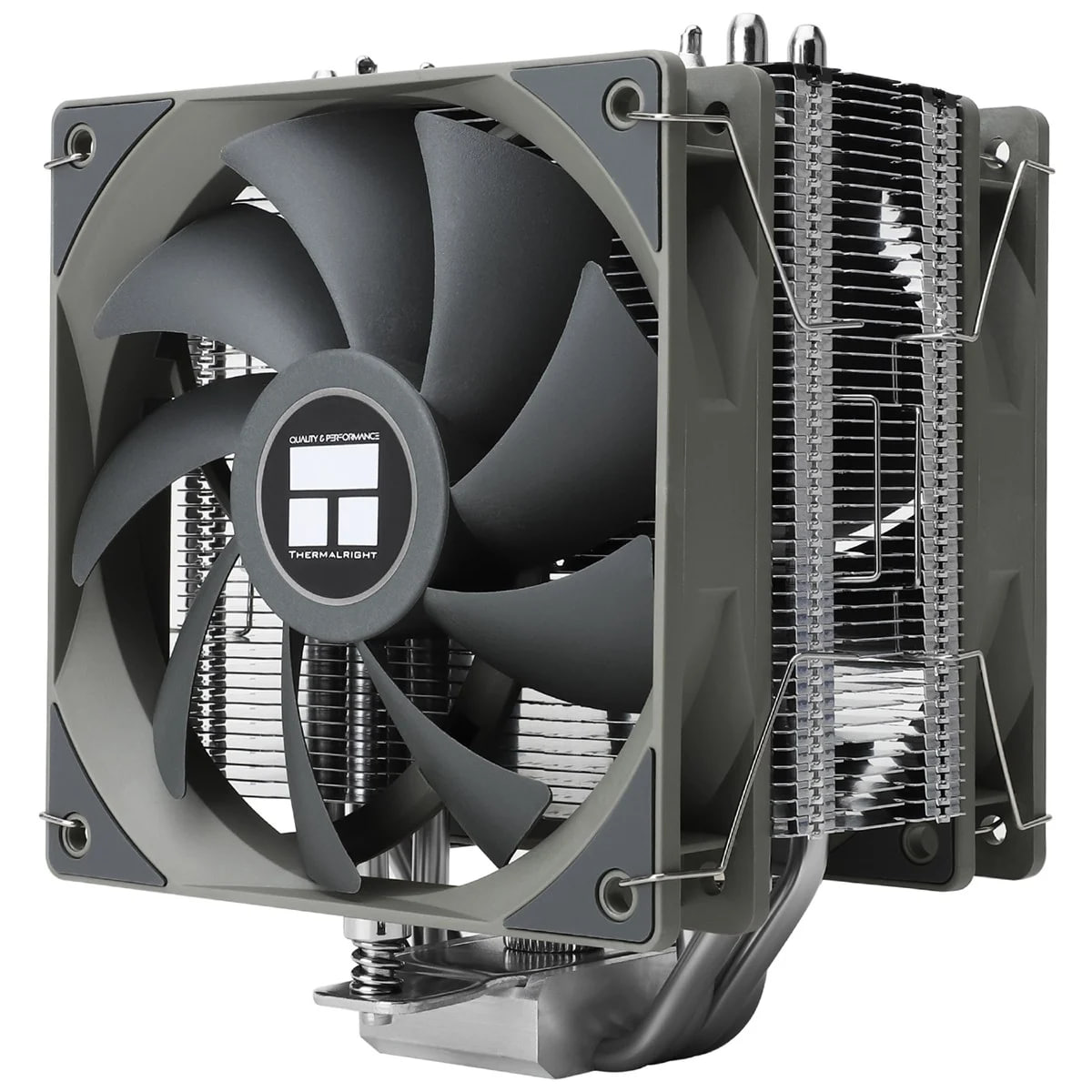 cooler para processador thermalright assassin spirit 120 plus v2 120mm intel amd cinza