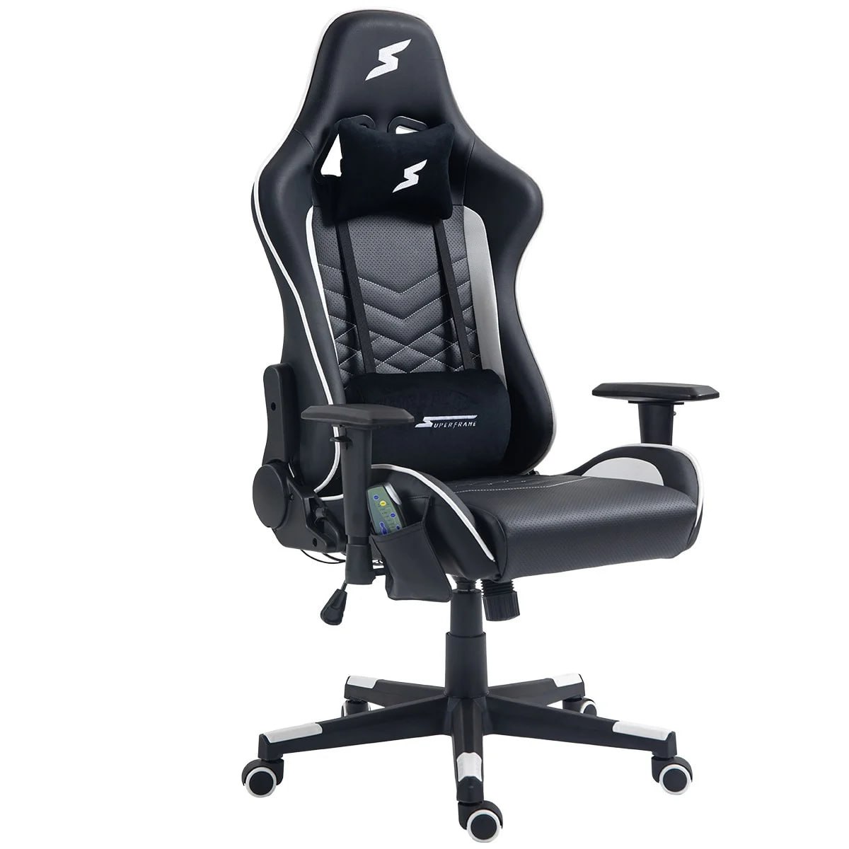 cadeiras superframe wave massageadora reclinavel 2d sf-ch-wvr2dbwl
