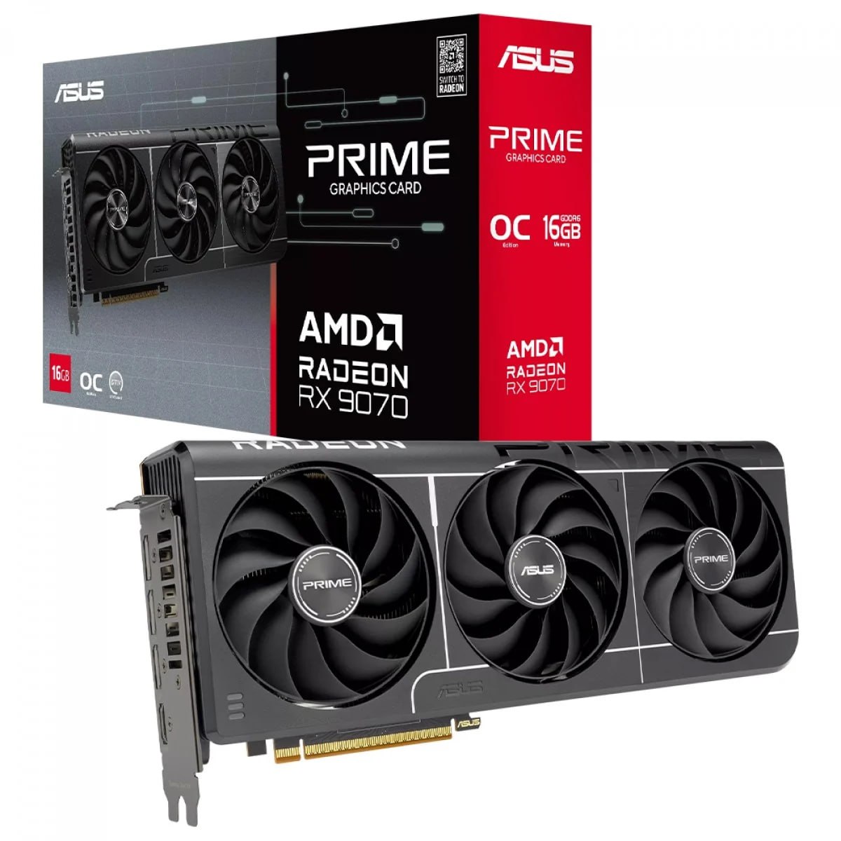 Placa de Vídeo ASUS RX 9070 Evo