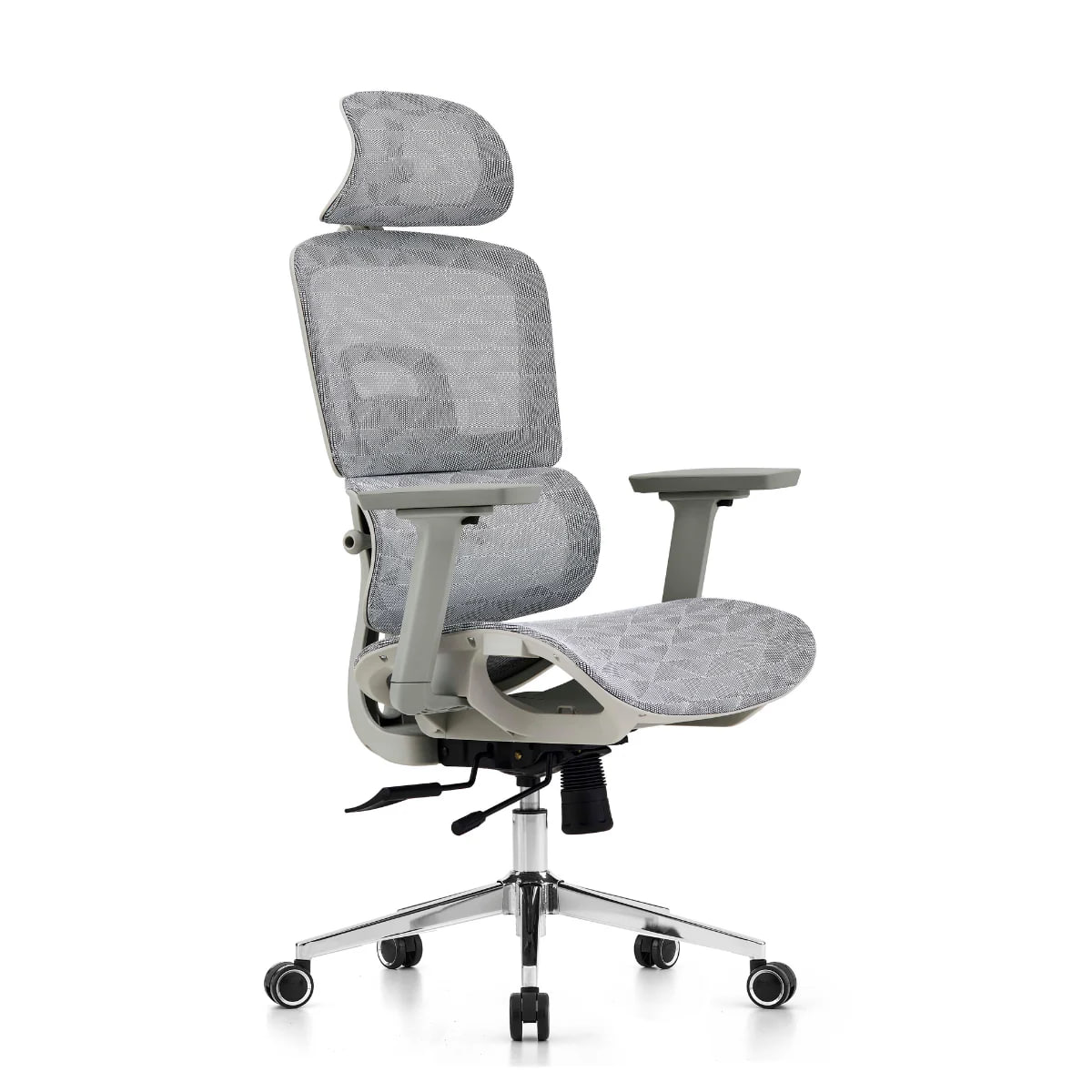 cadeira de escritório dr. office business pro dr-ch-bpr3dgh cinza mesh 3d altura ajustavel