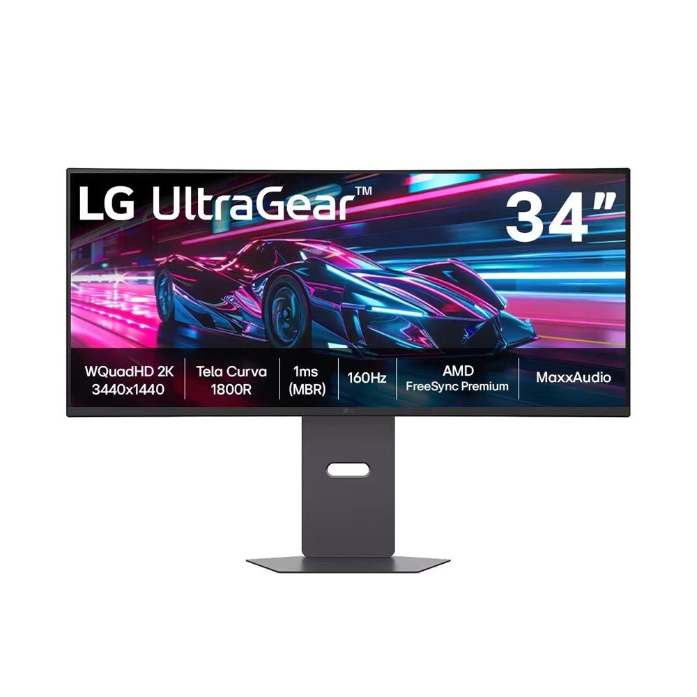 monitor lg ultragear 34 qhd ultrawide 160hz freesync premium hdr10 altura ajustável