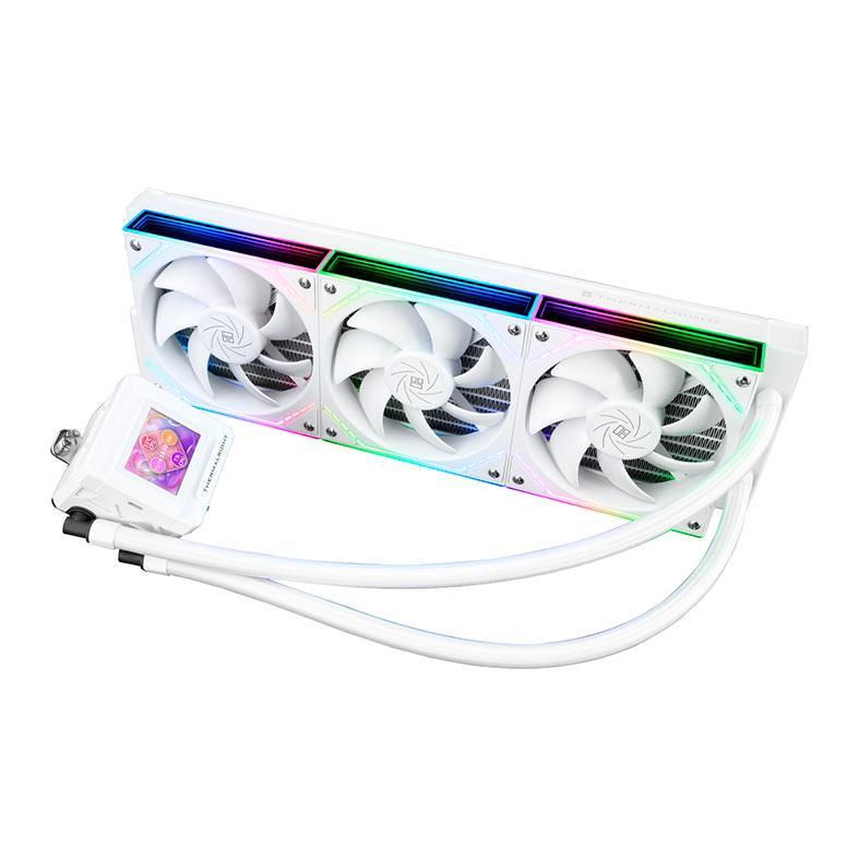 refrigeração thermalright frozen warframe 360 se v2 arbg 360mm branco