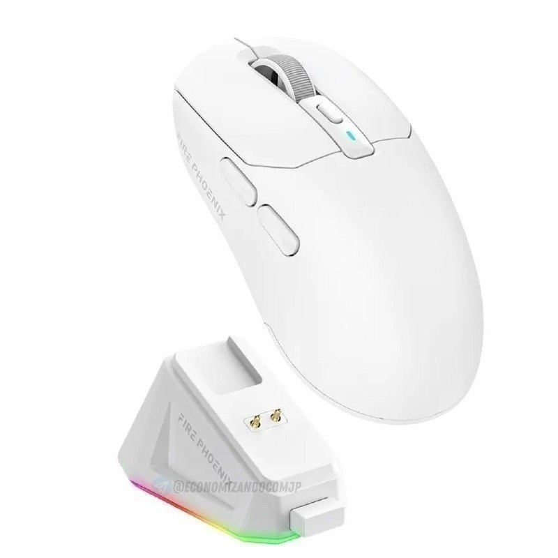 mouse gamer fire phoenix paw3311 24000dpi branco