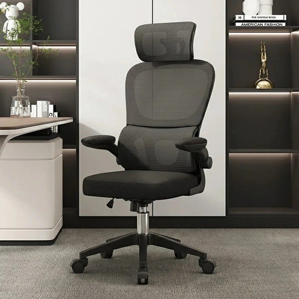 cadeira de escritório syberflex ergonômica giratória apoio braços e lombar