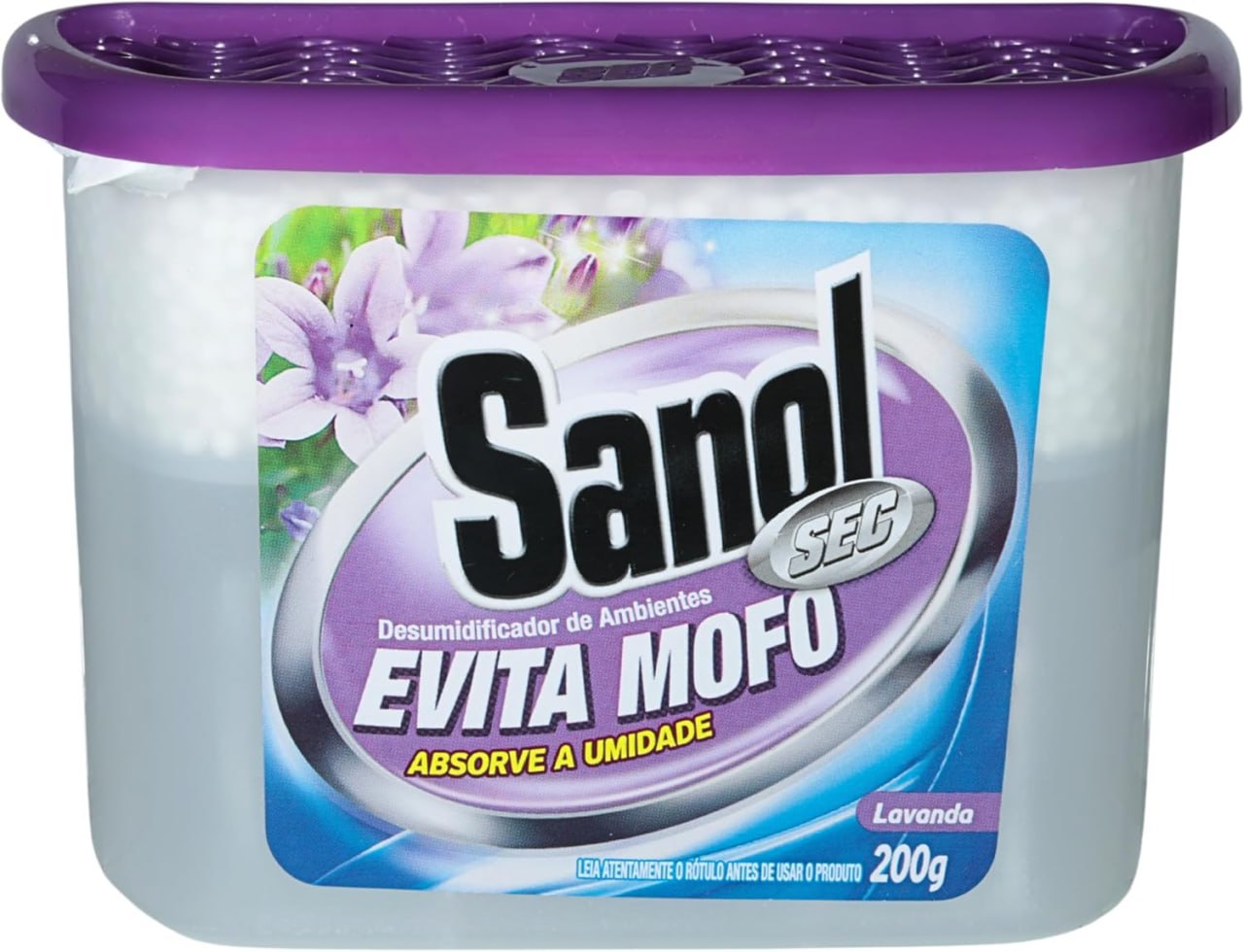 desumidificador sanol 10x lavanda 200 g