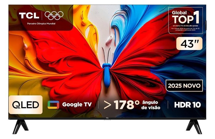 TV TCL 43S5K 43" Full HD QLED Google TV