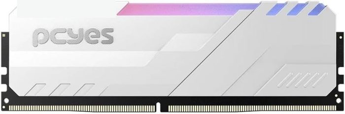 Memoria Gamer Pcyes Udimm 8Gb Ddr4 3200Mhz White Com Rgb – Pm083200D4Wr