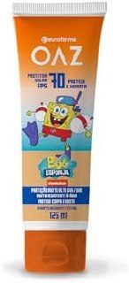 OAZ Protetor Solar Corporal Infantil Bob Esponja FPS 70 125ml