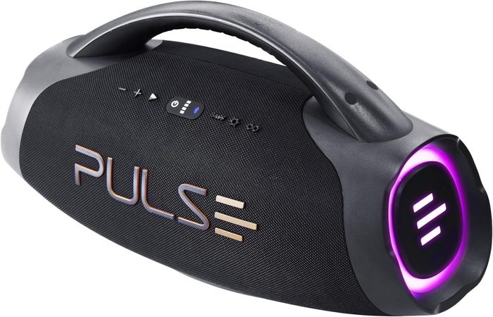 Caixa de Som Bluetooth Pulse X Boombox 220W Rms, Resistente a Água e com Iluminação LED – SP626