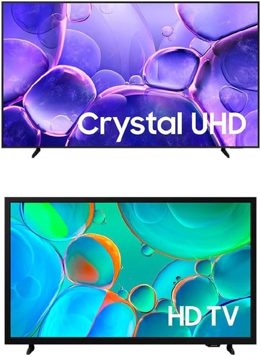 Smart TV 85" Crystal UHD 4K U8100F + Smart TV 32" HD H5000F