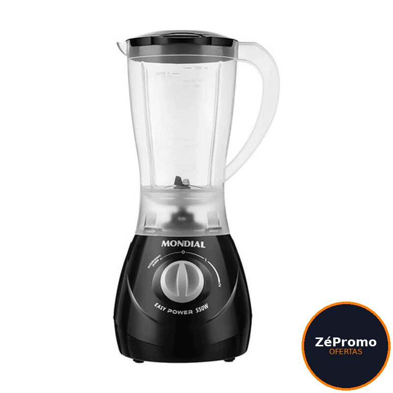 liquidificador mondial power l-550 2 velocidades e pulsar 550w