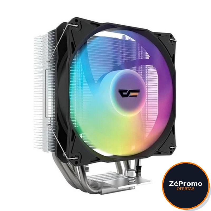 cooler para processador aigo darkflash z4 argb 120mm preto