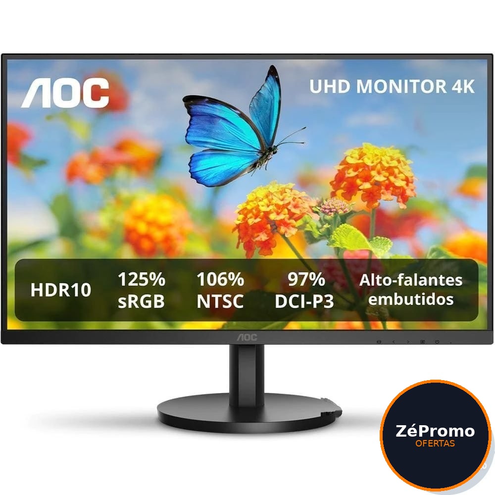 monitor aoc u27b3a/57 hdr10 alto falantes integrados bivolt
