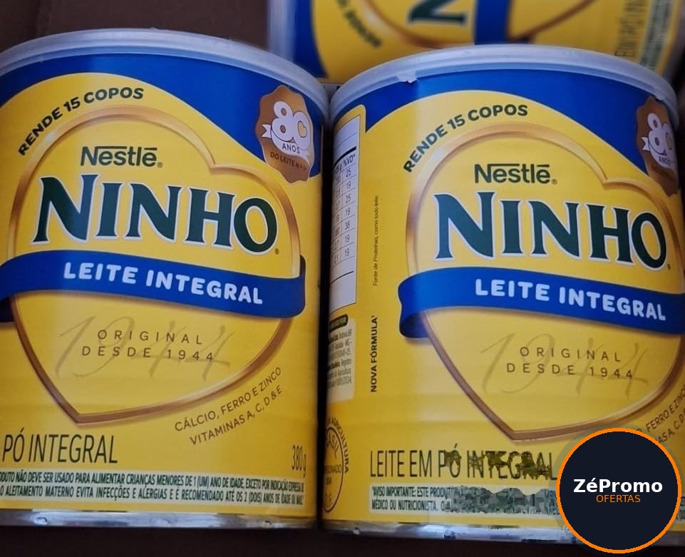 alimentos ninho leite pó integral lata 380g