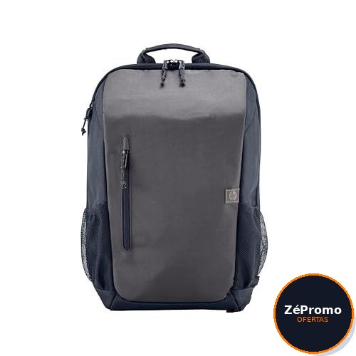 mochila hp travel multi-compartimentos 21l cinza