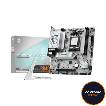 placa mãe msi b840m gaming wifi 6e am5 ddr5 matx