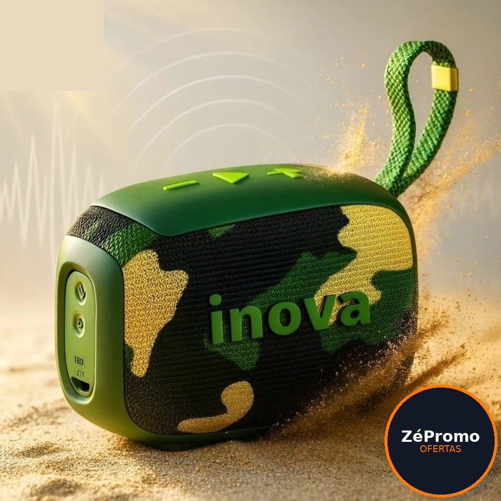 caixa de som Bluetooth inova go 4 à prova d'água