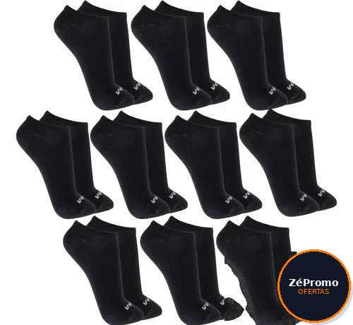 roupas mash meias invisível kit com 10 pares