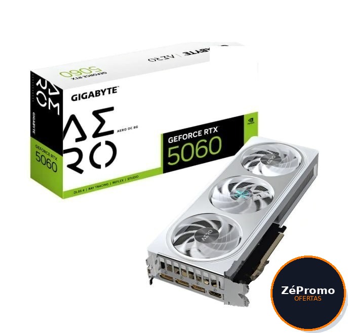placa de vídeo gigabyte rtx 5060 8gb aero oc