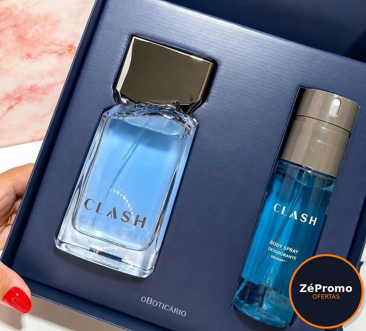 perfumes o boticário clash 100ml body spray 100ml