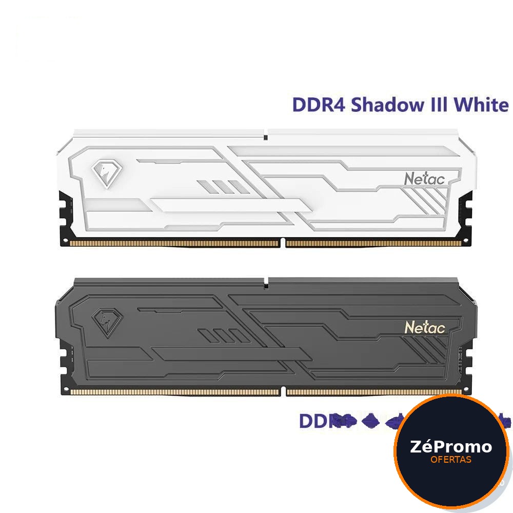 memória ram netac shadow iii 3200mhz 16gb