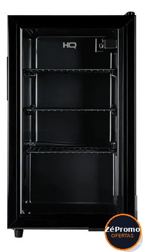 frigobar hq expositor vertical 85 litros preto