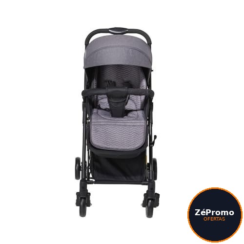 carrinho de bebê maxi baby carrinho de bebê passeio 2 em 1 vira balanço maximo preto
